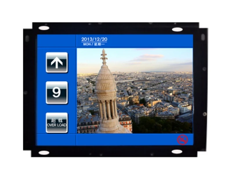 Elevator display screen