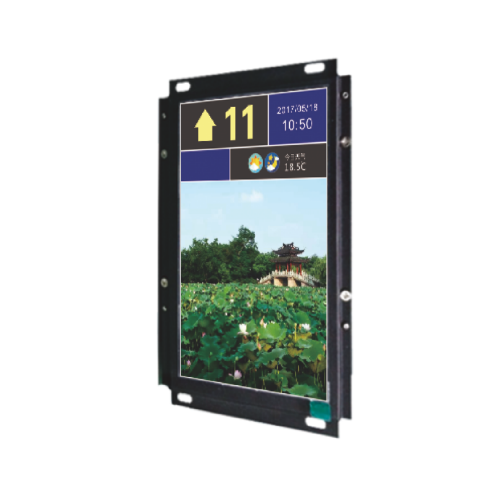 Smart Elevator LCD Display Panels – Customizable for Office, Hotel & Mall