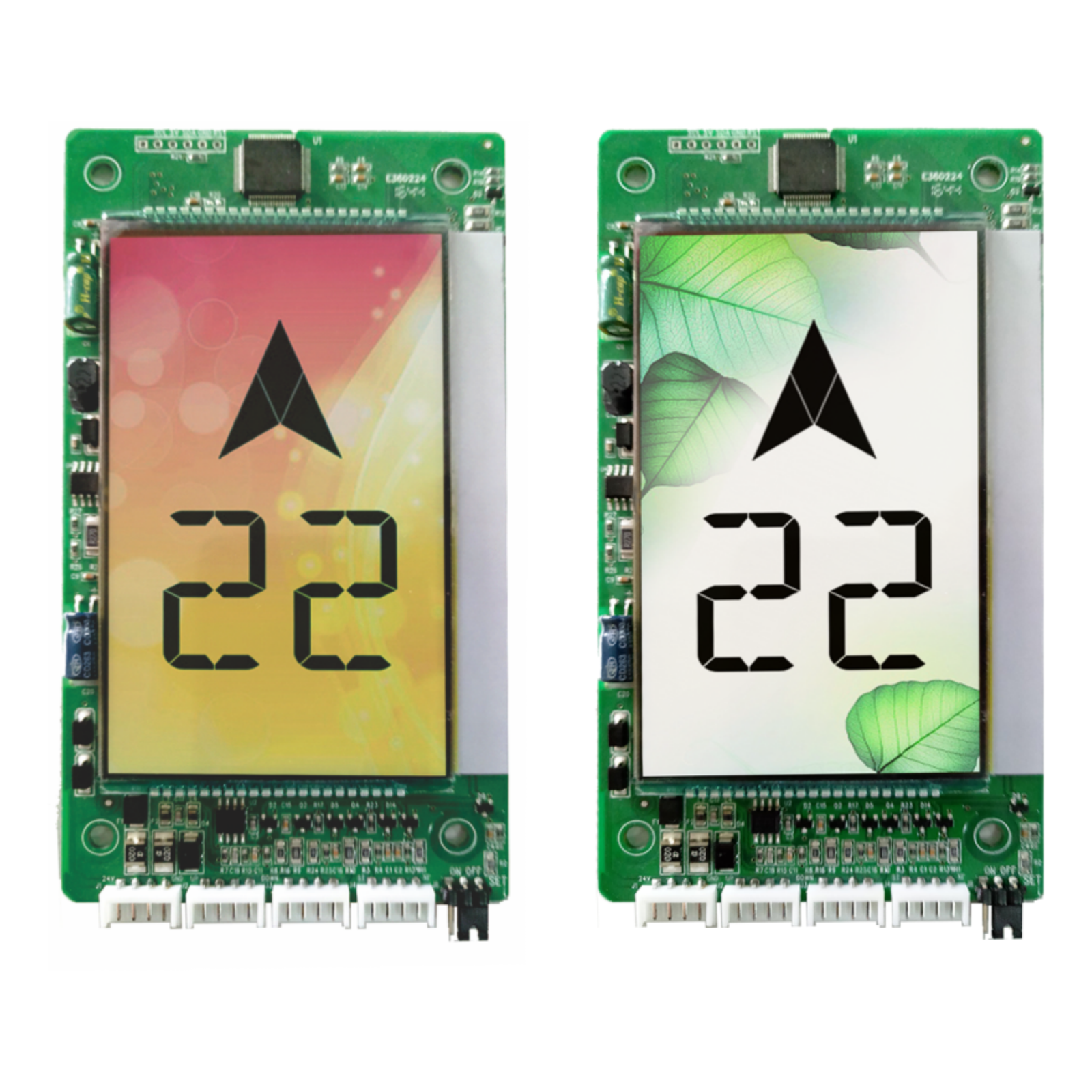 Premium Color-Backlit Elevator Floor Displays – Where Technology Meets Aesthetic Design