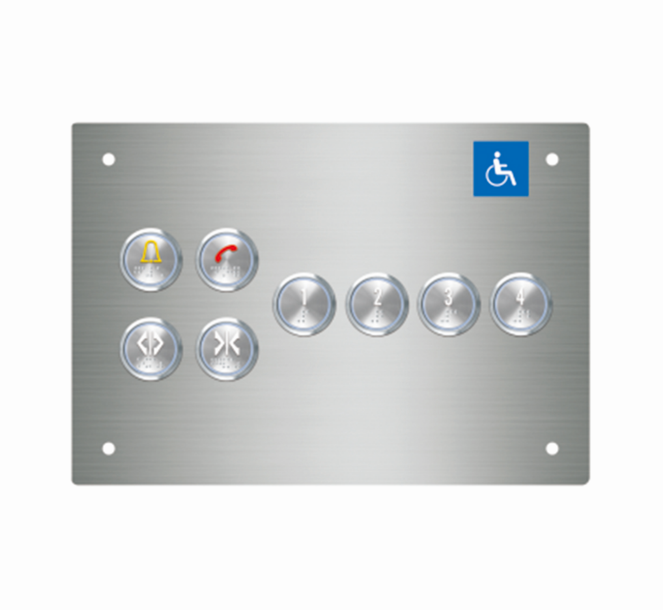 Control box for disabled people